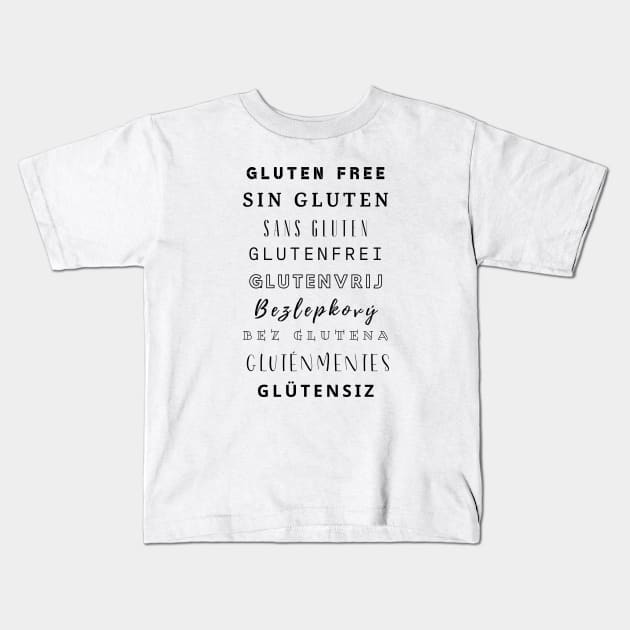 Gluten free around the world Kids T-Shirt by Gluten Free Traveller